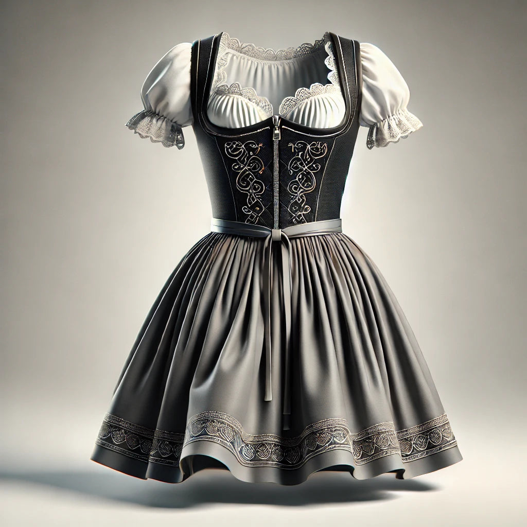 Praktibilita a elegance dirndl se zipem na přední straně: pokračování